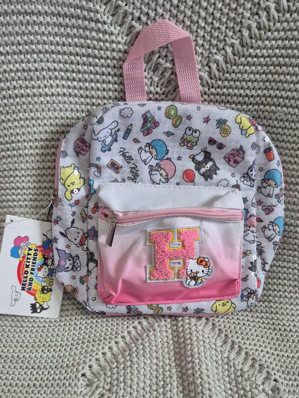 Sanrio Hello Kitty and Friends mini backpack.  NWT. 9"H x 7"W x 3"D